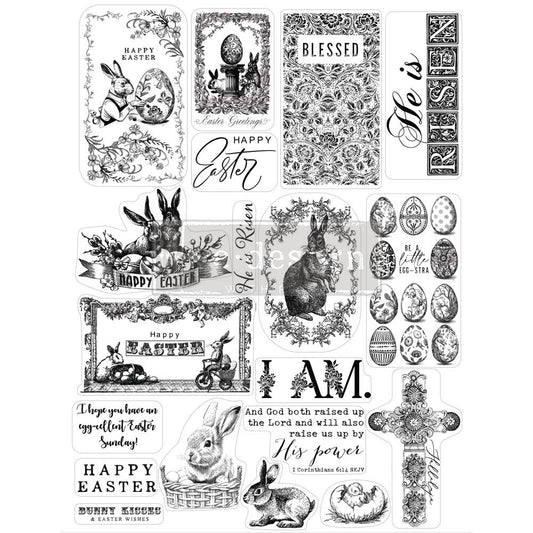 Clear Cling Stamp - Easter