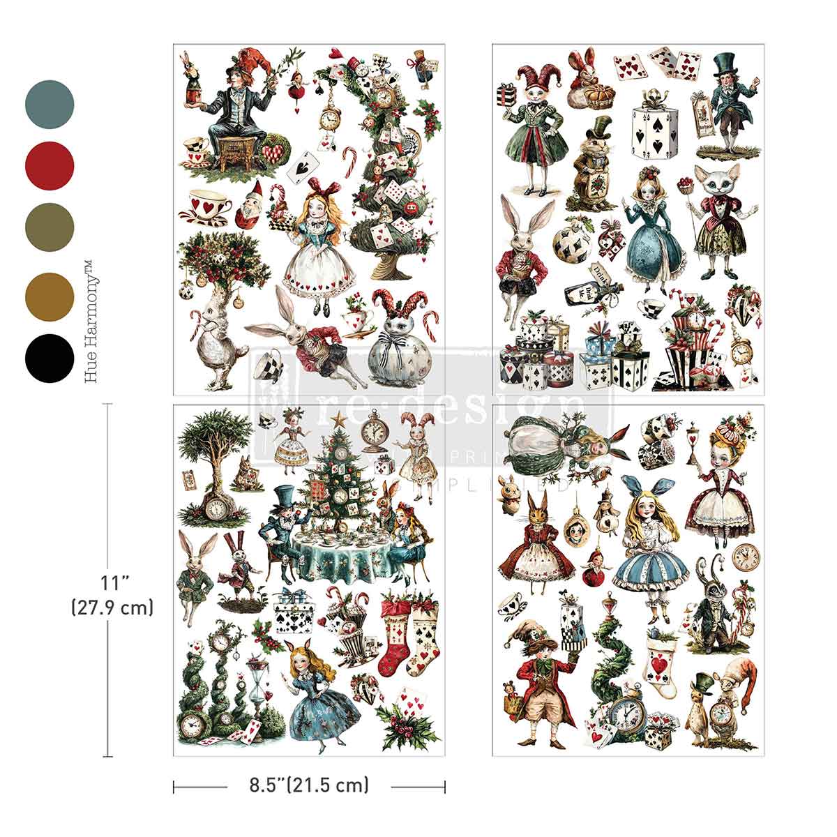 Transfer 8.5"x11" - Whimsical Holiday Dreams