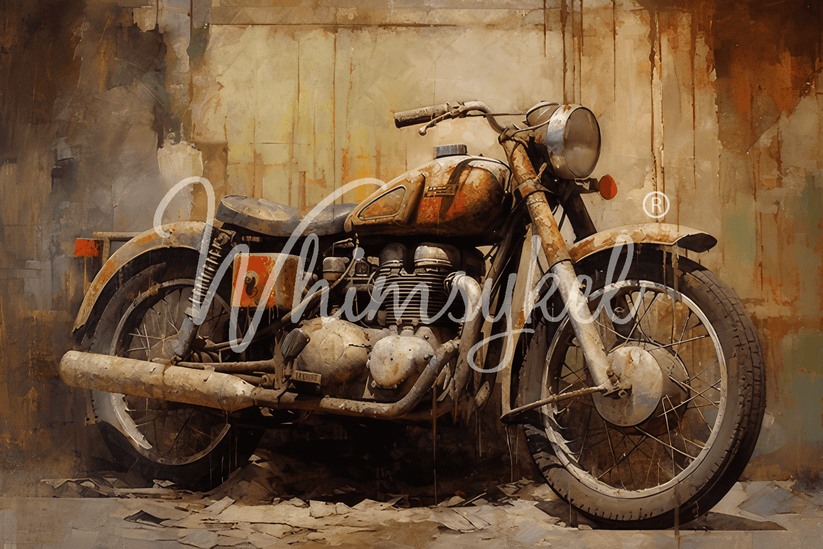 Whimsykel Decoupage Paper 21x29 - Vintage Ride