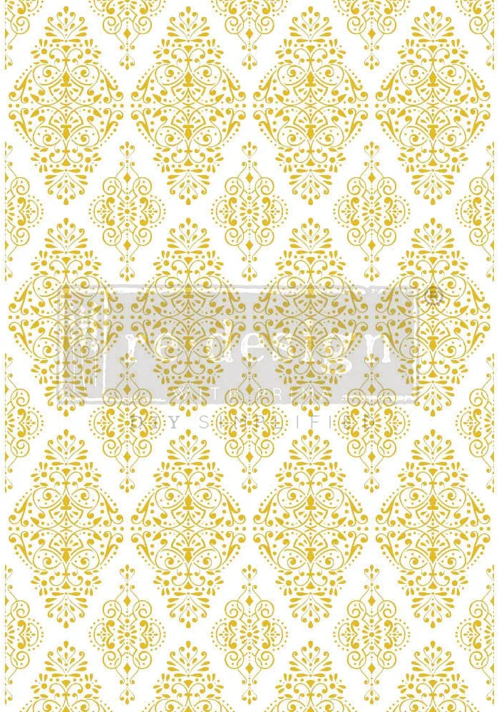 Transfer 24x35 - Golden Damask
