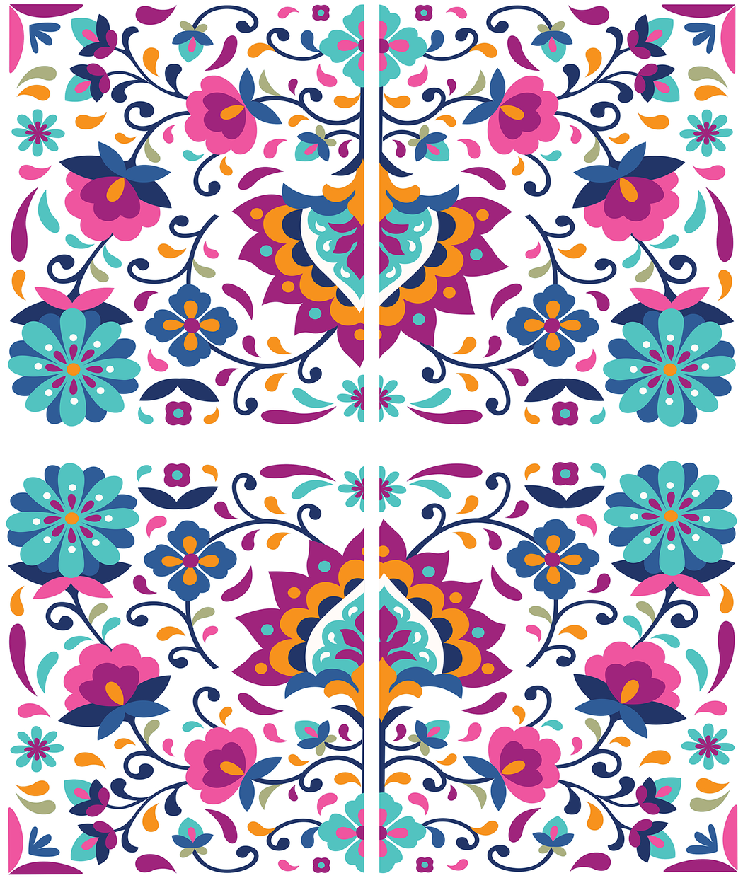Belles & Whistles Transfer 24x32 - Latin Floral
