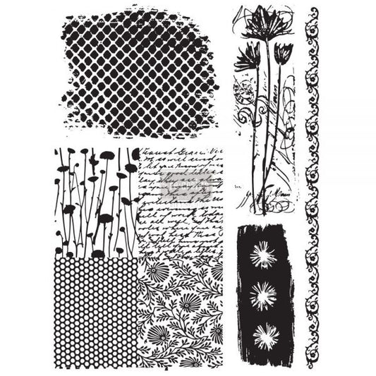 Transfer 17x23 - Nature & Scripts Adhesive Transfer