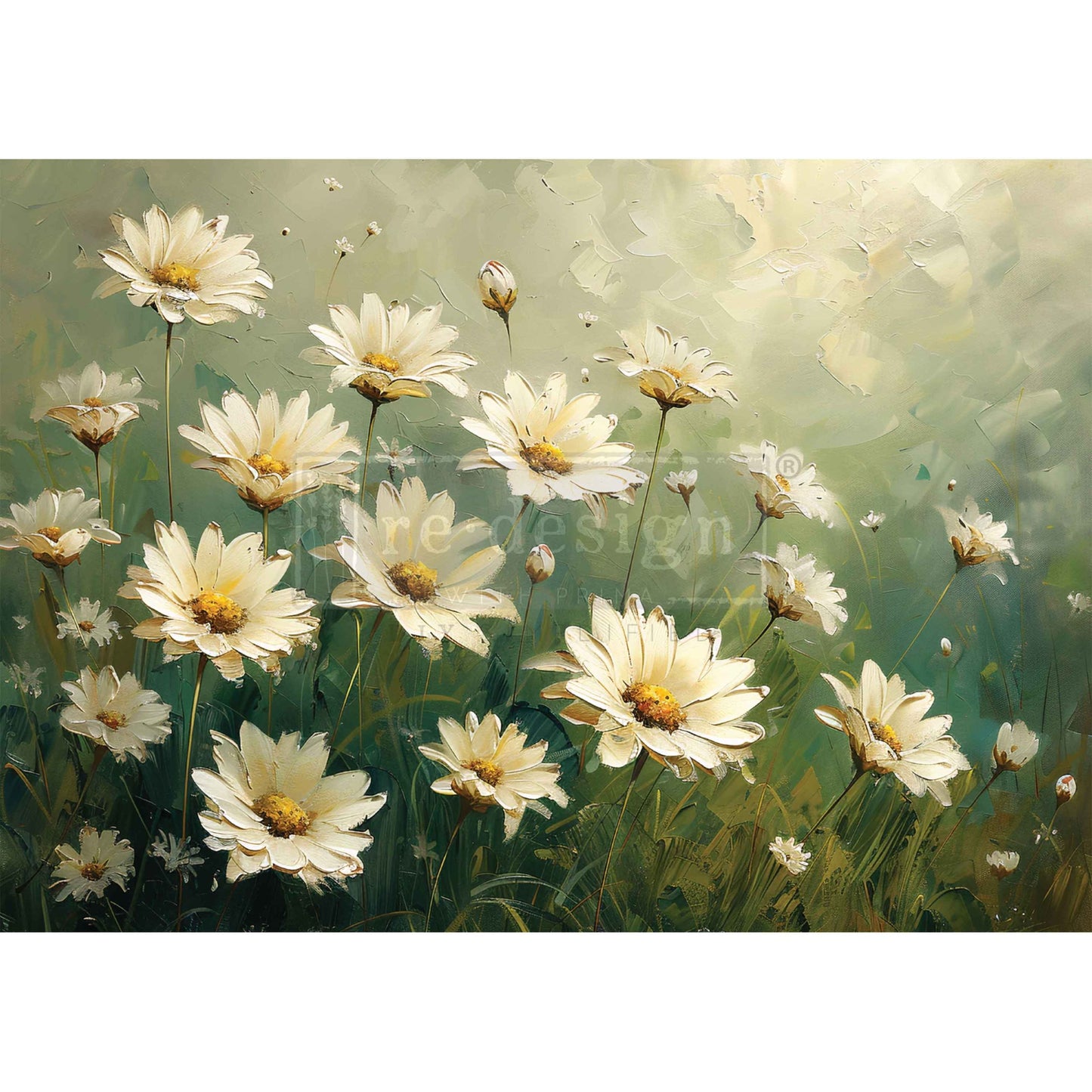 Whispering Daisies Fiber Paper