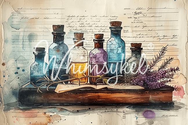 Whimsykel Transfer 29 x 21 - Apothecary