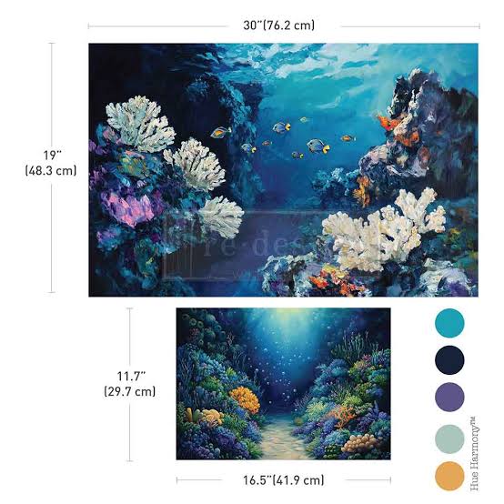 The Living Reef Fiber Paper - 19.5" x 30"