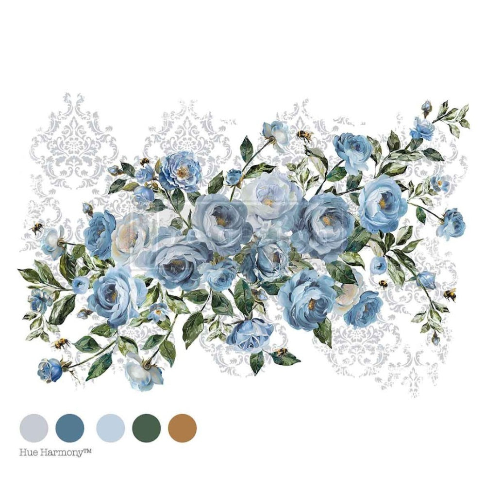 Transfer 24x35 - Azure Blossom