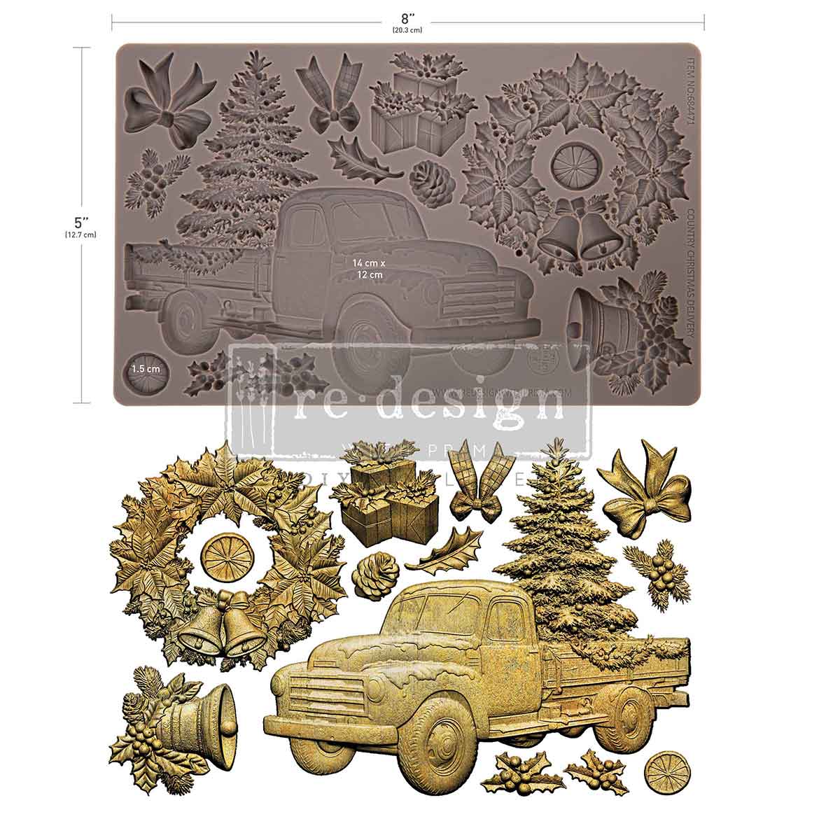 ReDesign with Prima Mould - Country Christmas Delivery