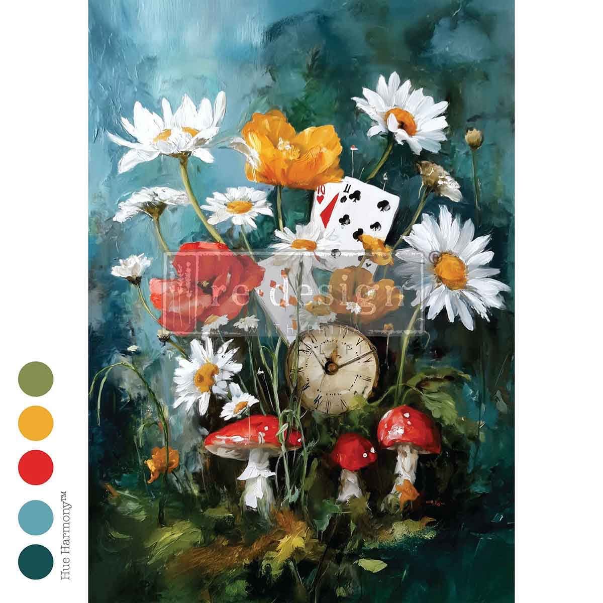 Time Rooted in Wonderland Fiber Tissue Paper - 16.5" x 23.4"