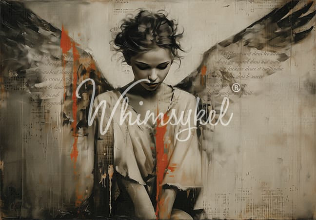 Whimsykel Decoupage Paper 21x29 - Unseen Wings