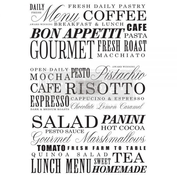 Transfer 23x31 - Delicious Menu