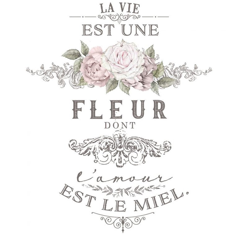 Transfer 26x35 - L'Amour est le miel