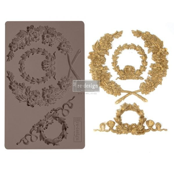 ReDesign with Prima Mould - Laurel Wreath
