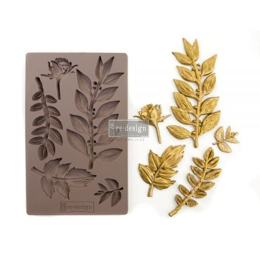 ReDesign with Prima Mould - Leafy Blossoms
