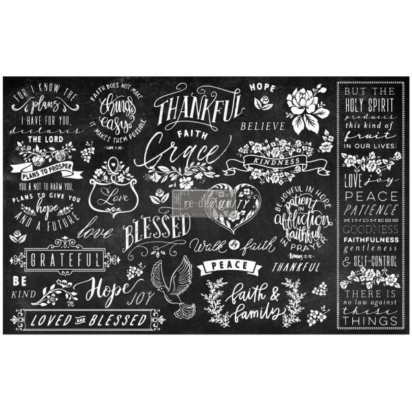 Thankful & Blessed II Tissue Paper