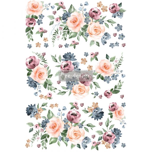 Transfer 24x35 - Watercolor Bloom