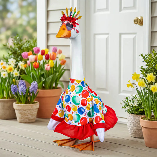 Giddy the Porch Goose Birthday Fashion Outfit