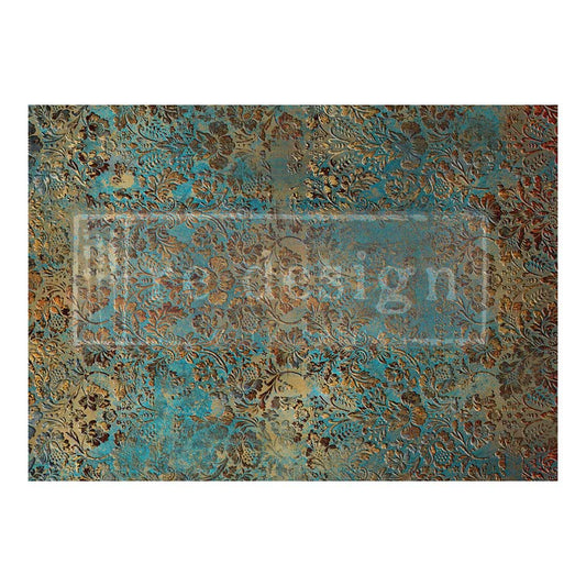 Aged Patina Fiber Tissue Paper 23.4x33.1