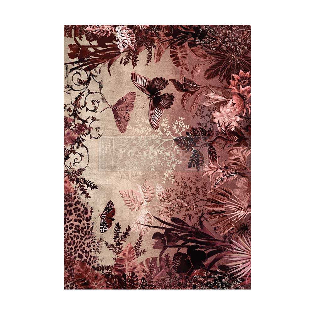 Sepia Rainforest Fiber Tissue Paper - 23.4 x 33.1