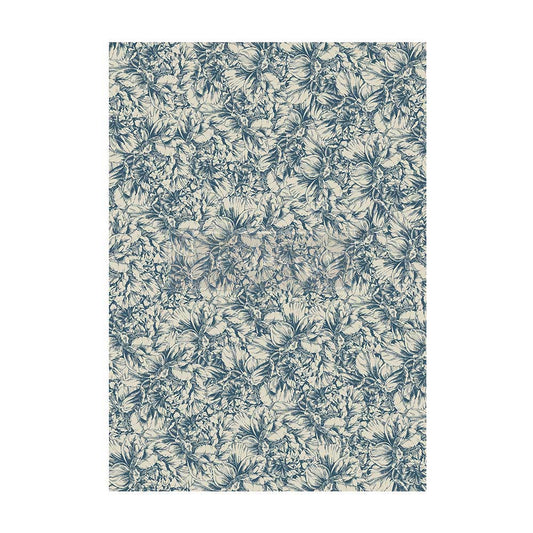 Blue Wallpaper Fiber Tissue Paper - 23.4x33.1