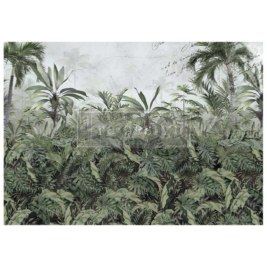 Somewhere Tropical Fiber Tissue Paper - 23.4 x 33.1