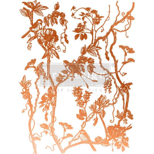 Transfer 18x24 - Bird Watching, Kacha Copper Foil