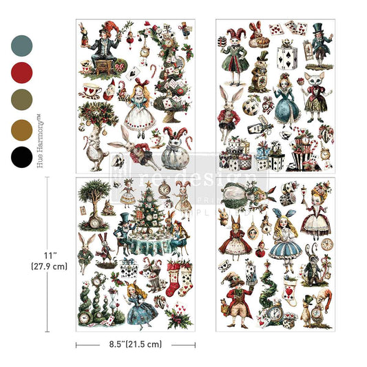 Transfer 8.5"x11" - Whimsical Holiday Dreams