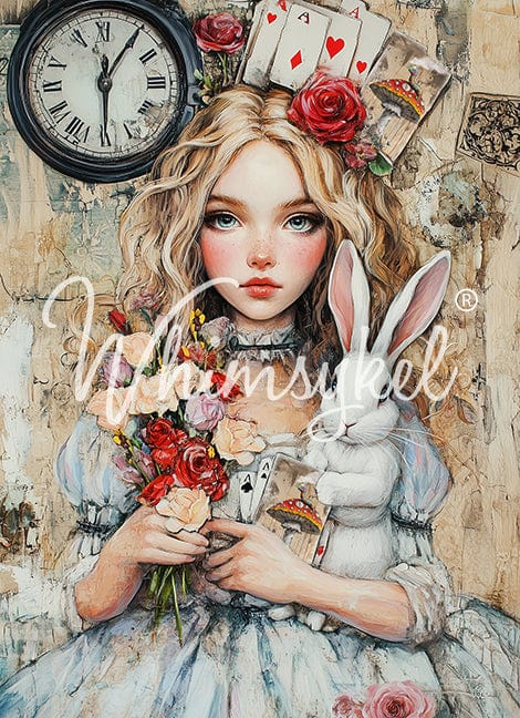 Whimsykel Transfer 21x29 - Allison Wonderland