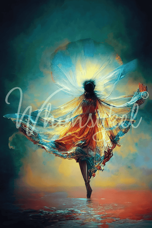 Whimsykel Transfer 29 x 21 - Aurora