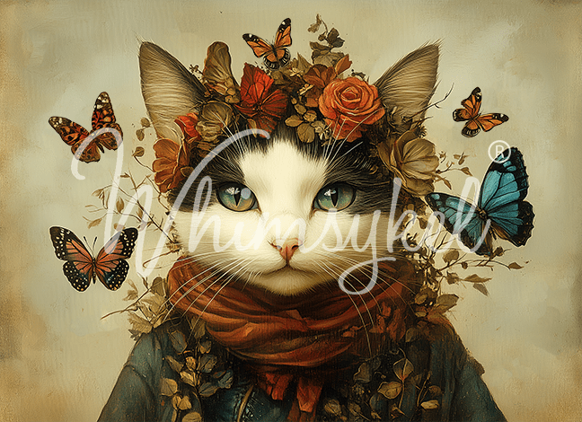 Whimsykel Transfer 21x29 - Butterfly Whisperer