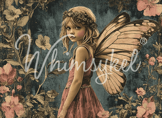Whimsykel Transfer 29x21 - Flower Fairy