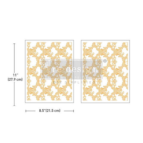Transfer Middy 8.5x11 - Golden Lacework
