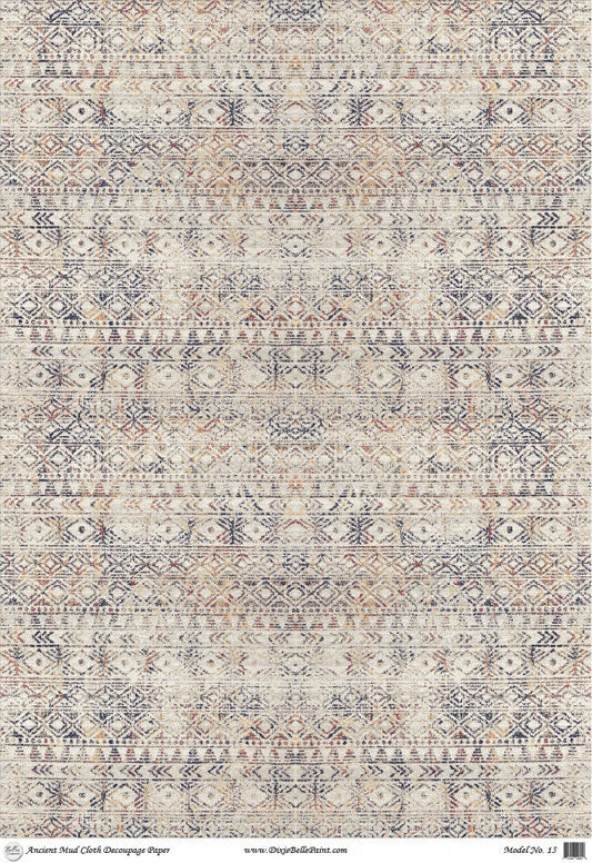 Ancient Mudcloth Rice Paper - 23.3 x 33.1