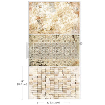 Redesign Decoupage Decor Tissue Paper Triple Pack - Enchanted Romance