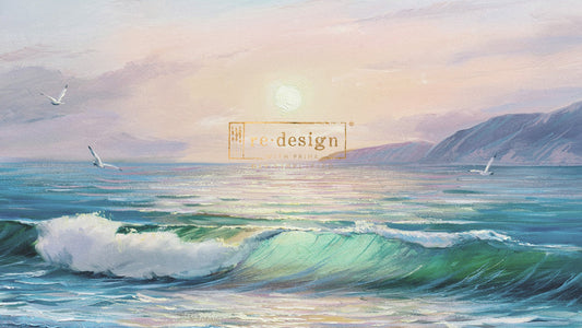 Tranquil Tides Fiber Paper - 23.4 x 33.1