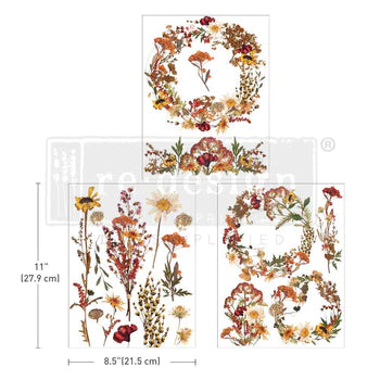 Transfer 8.5x11 - Dried Wildflowers