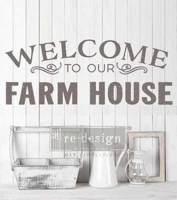 Transfer 36.2 x15.7 - Farmhouse