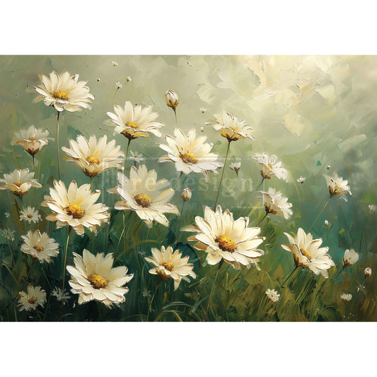 Whispering Daisies Fiber Paper