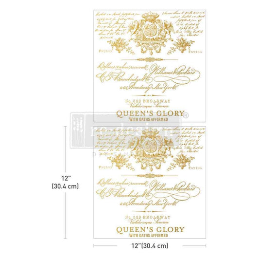 Transfer 12x12 - Queen's Glory