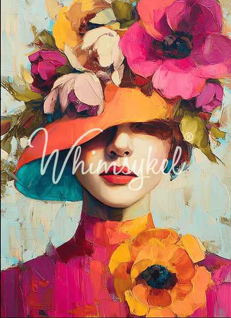 Whimsykel Decoupage Paper 21x29 - Derby Diva