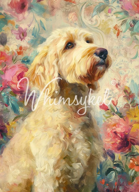 Whimsykel Decoupage Paper 21x29 - Golden Doodle