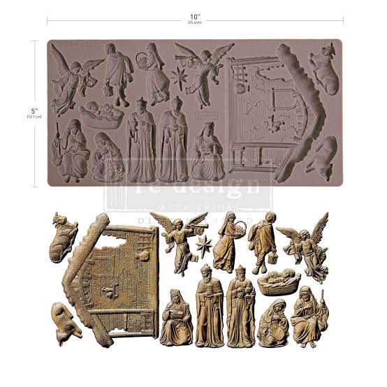 ReDesign with Prima Mould - Holy Night Nativity
