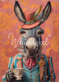 Whimsykel Decoupage Paper 21x29 - Time for Tea