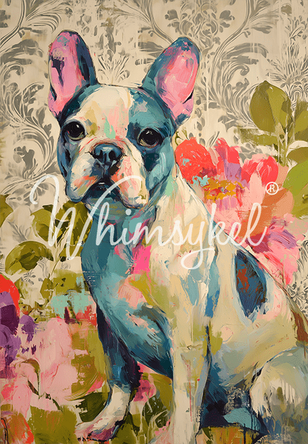 Whimsykel Decoupage Paper 21x29 - Frenchie