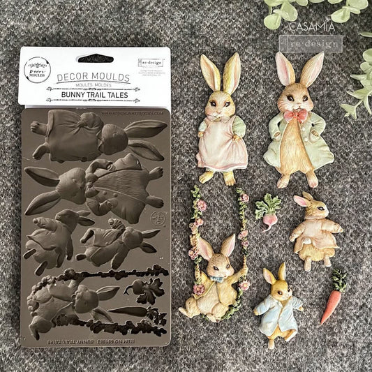 ReDesign with Prima Mould - Bunny Trail Tales