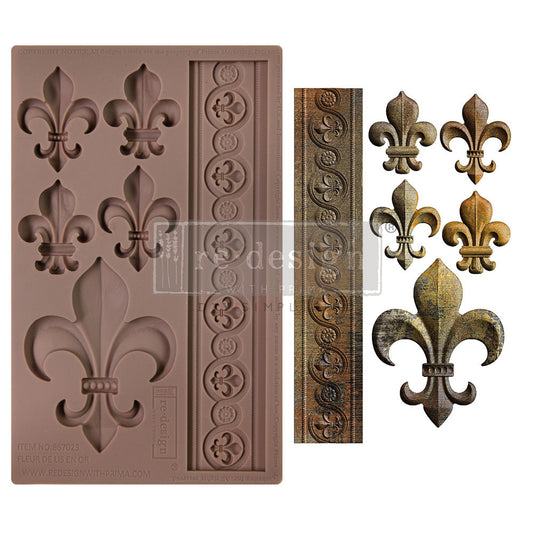ReDesign with Prima Mould - Fleur De Lis