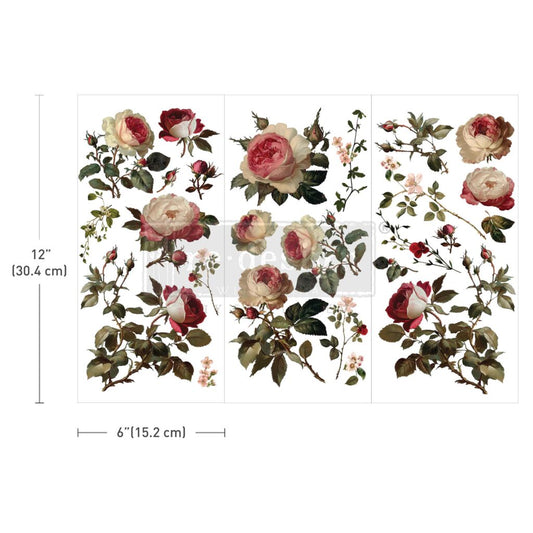Transfer 6x12 - Midnight Rose
