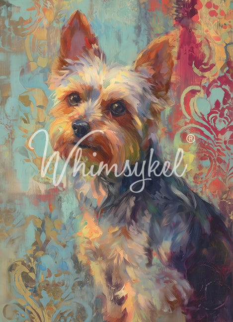 Whimsykel Decoupage Paper 21x29 - Yorkie