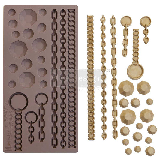 ReDesign with Prima Mould - Gems & Chains