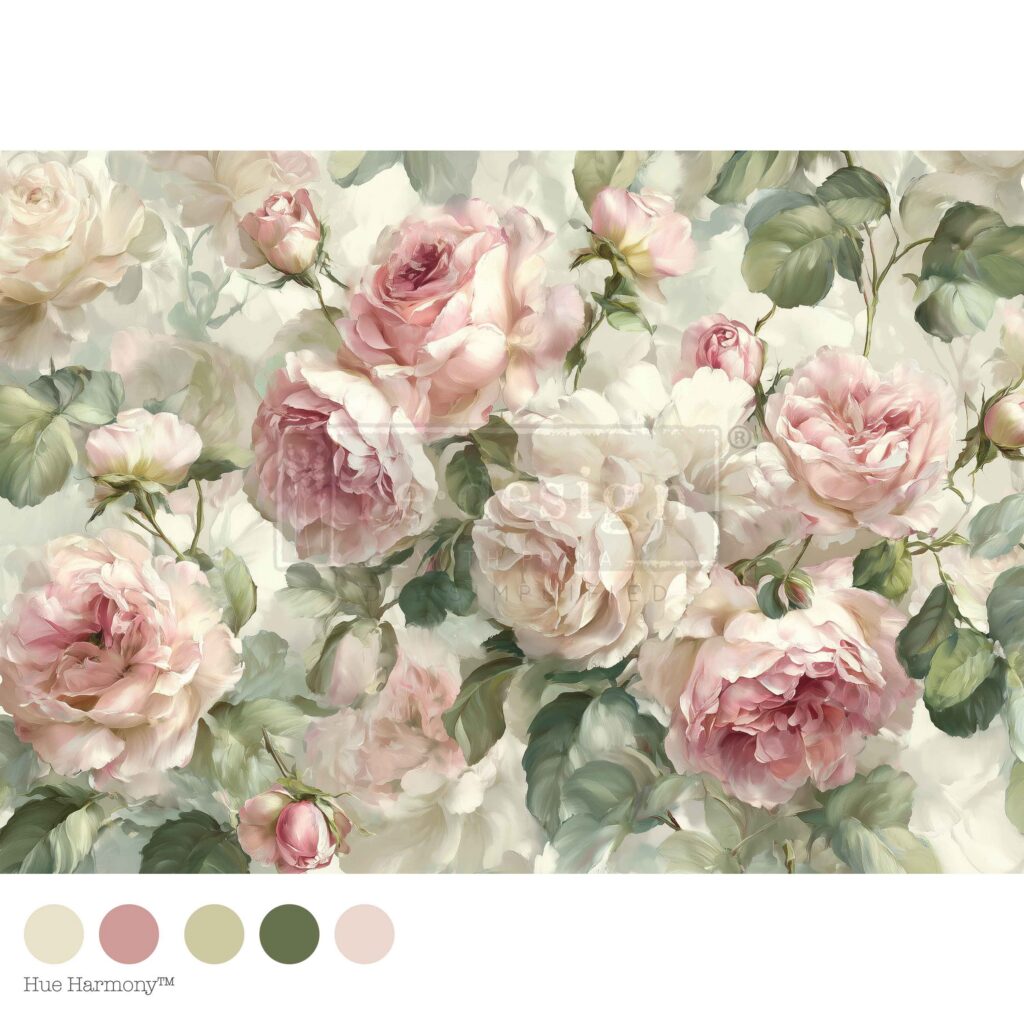 Velvet Blooms Tissue Paper - 23.4 x 33.1