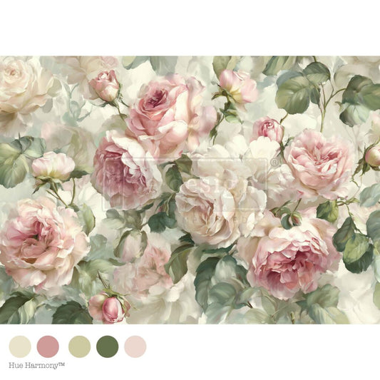 Velvet Blooms Tissue Paper - 23.4 x 33.1